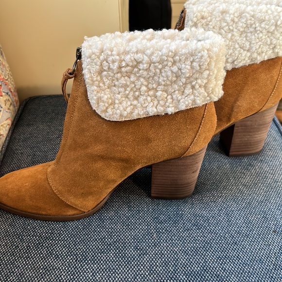NWOT Splendid faux shearling ankle boot size 11 - Picture 2 of 10